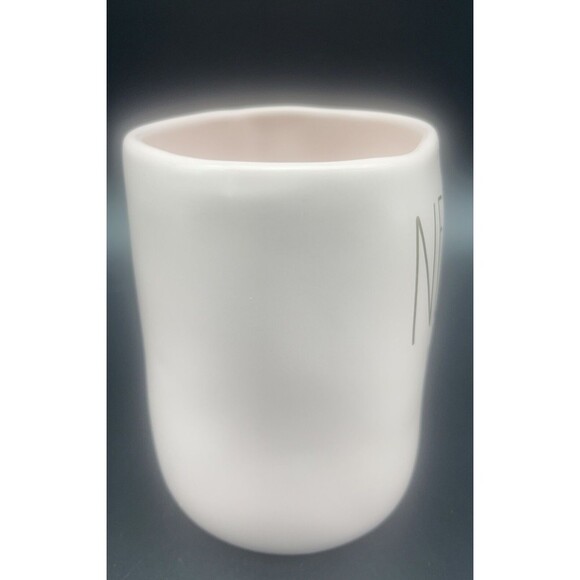 RAE DUNN NEWLY WED Pink Coffee Mug With Gold Lettering NEW - Picture 4 of 6